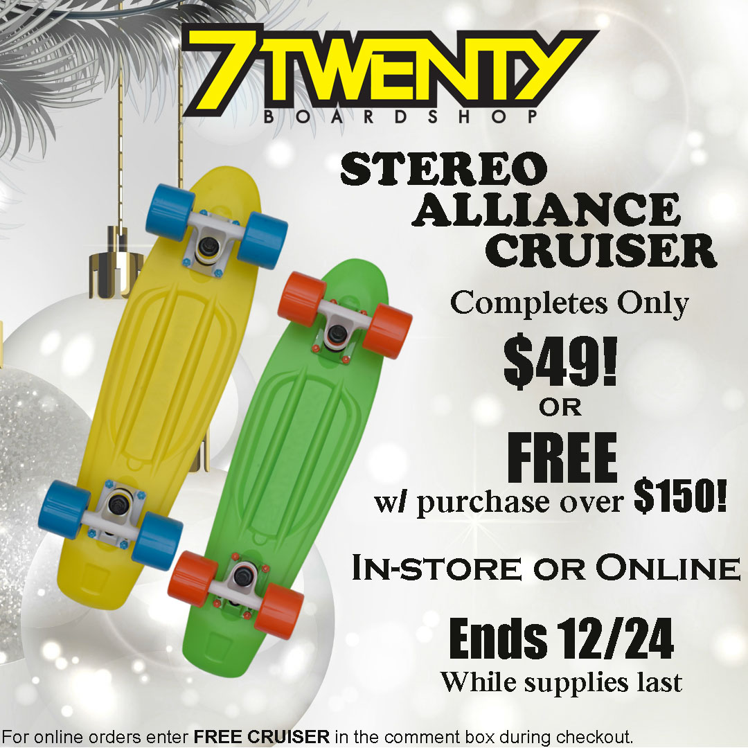 Stereo Alliance Skateboard Cruiser Completes on Sale for only $49!